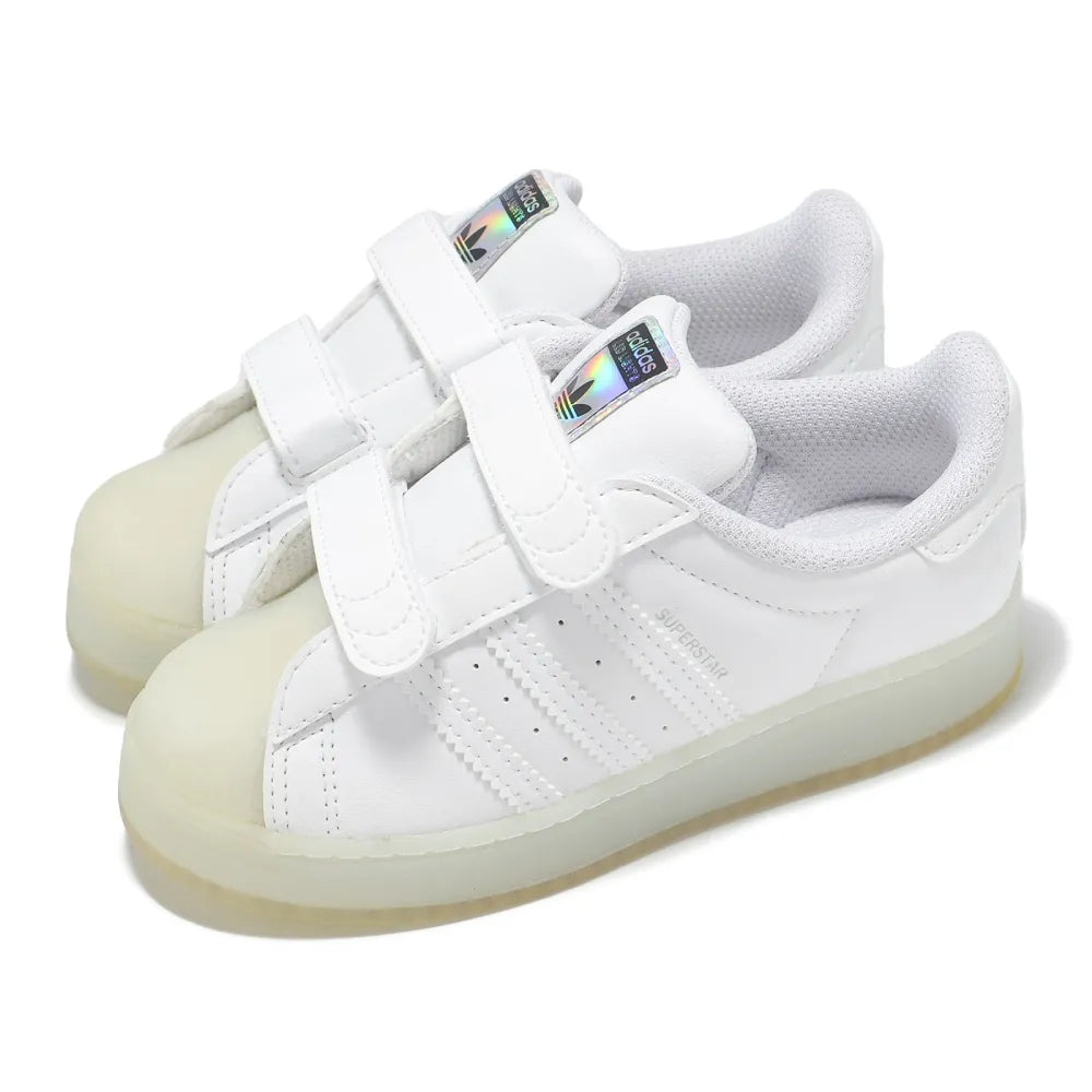 Adidas Superstar con luci bambini – Bianche