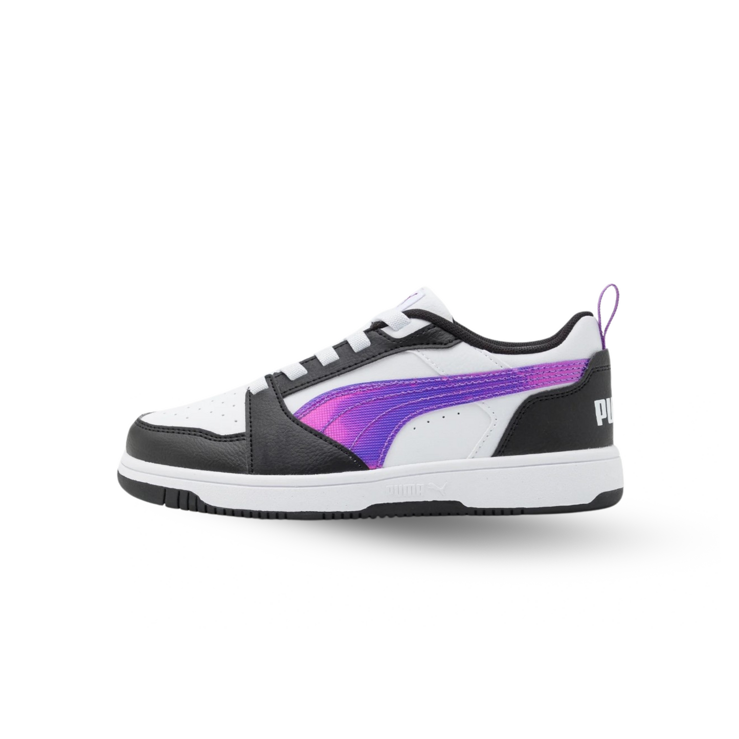 PUMA REBOUND V6 VIOLA E NERA BABY
