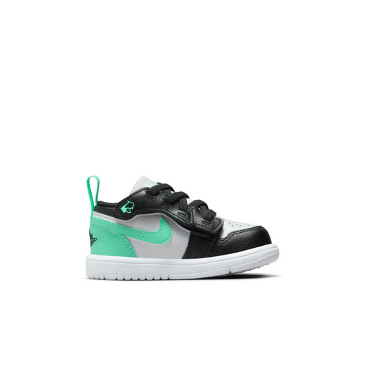 Nike Jordan 1 Low Bambino Nero Verde Sneakers Ragazzo