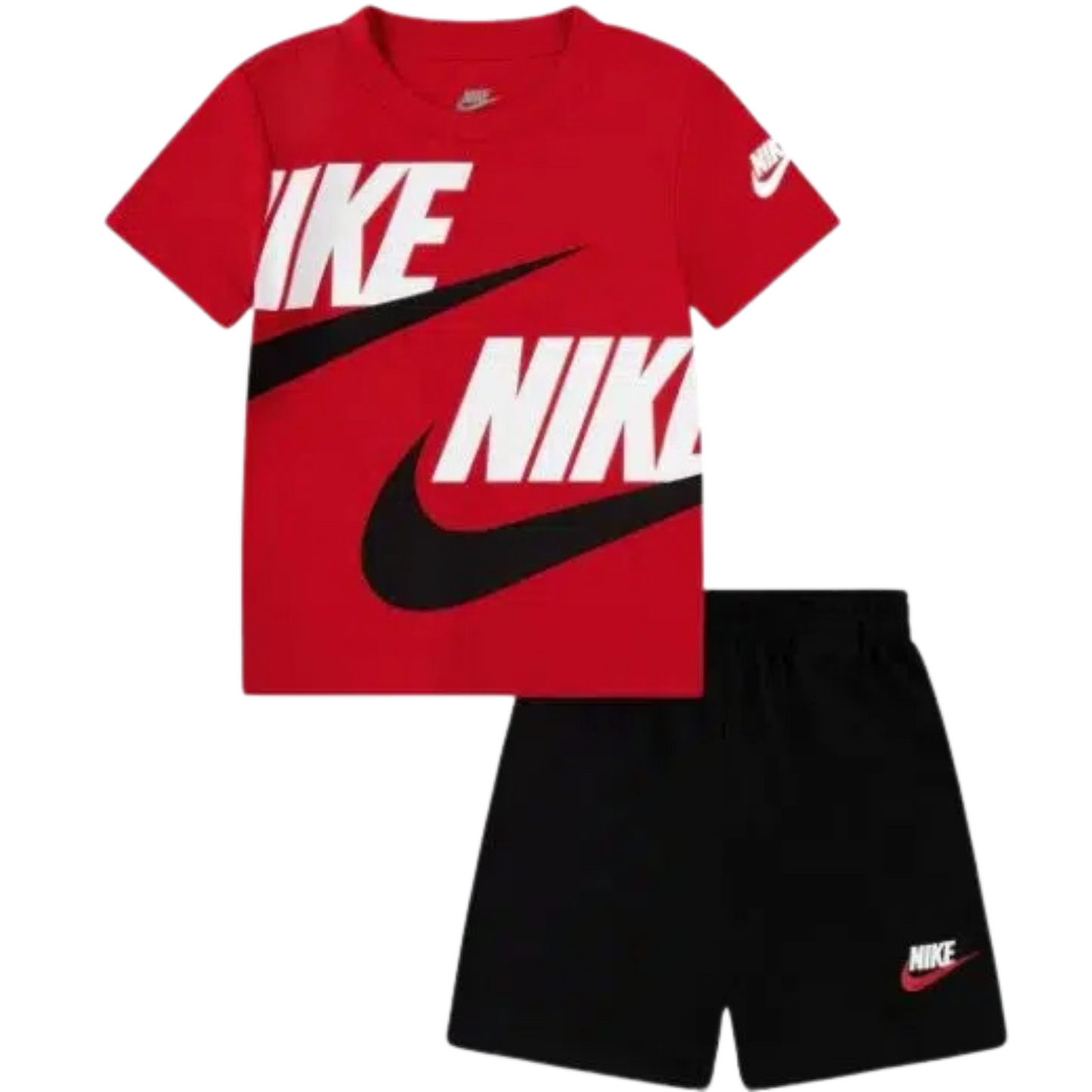 COMPLETINO NIKE IN TRICOT SPLIT FUTURA BABY - RED