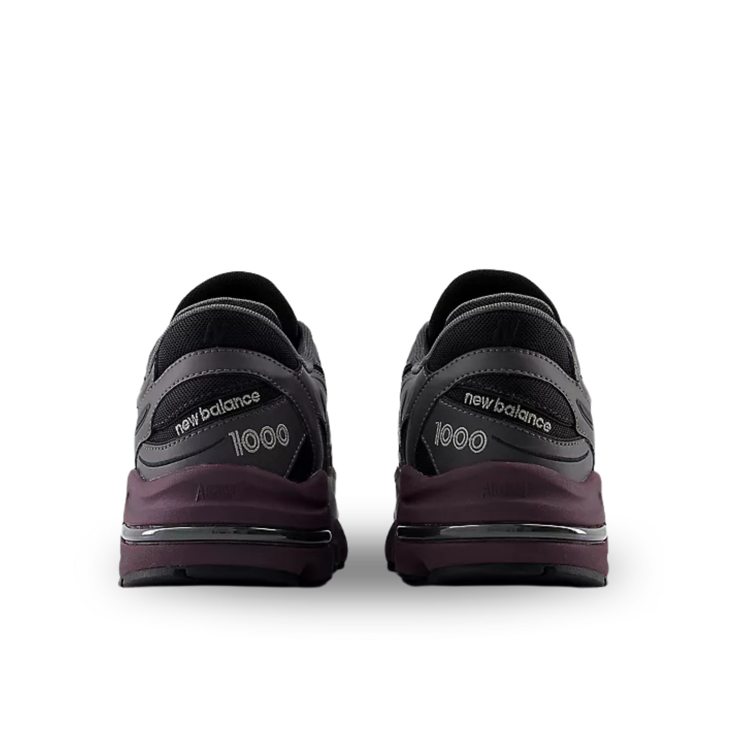 New Balance 1000 Black Burgundy / Nere Bordeaux
