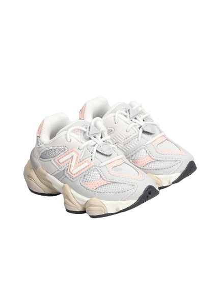 New Balance 9060 Bambini Grigie/Rosa