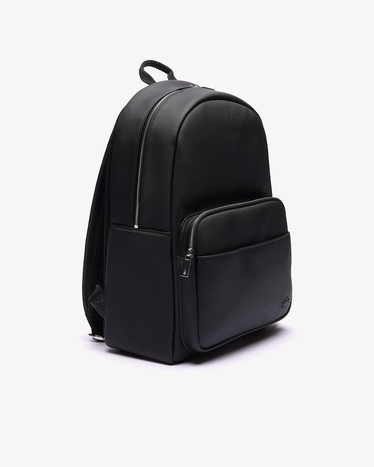 Zaini Lacoste Nero in pelle