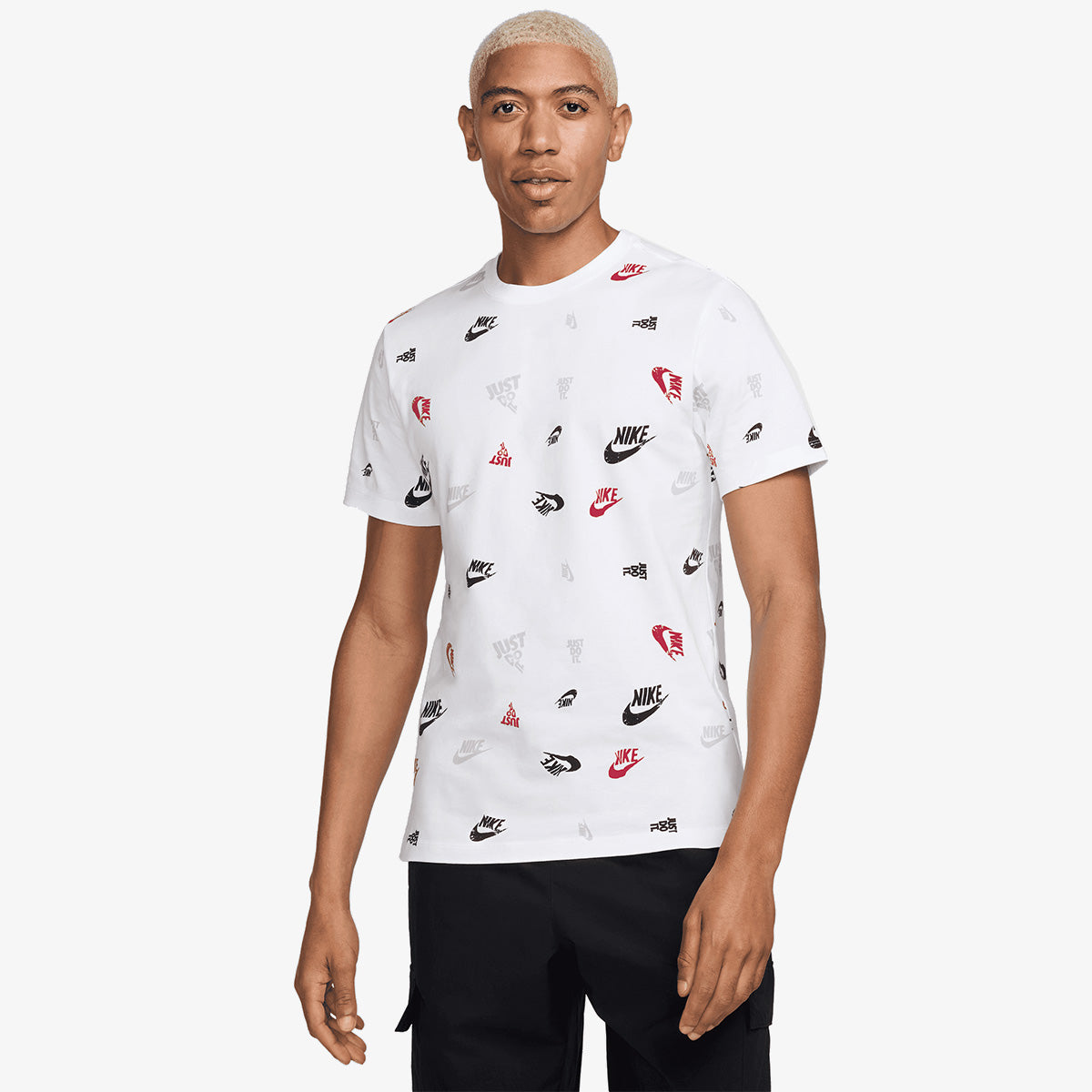 COMPLETO NIKE LOGO RED BLACK