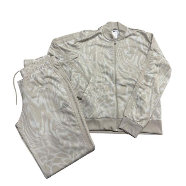 Tuta Adidas Donna Grigia con Fantasia Animalier