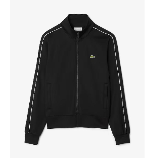 Tuta Lacoste Nera strisce Bianche Uomo-Donna