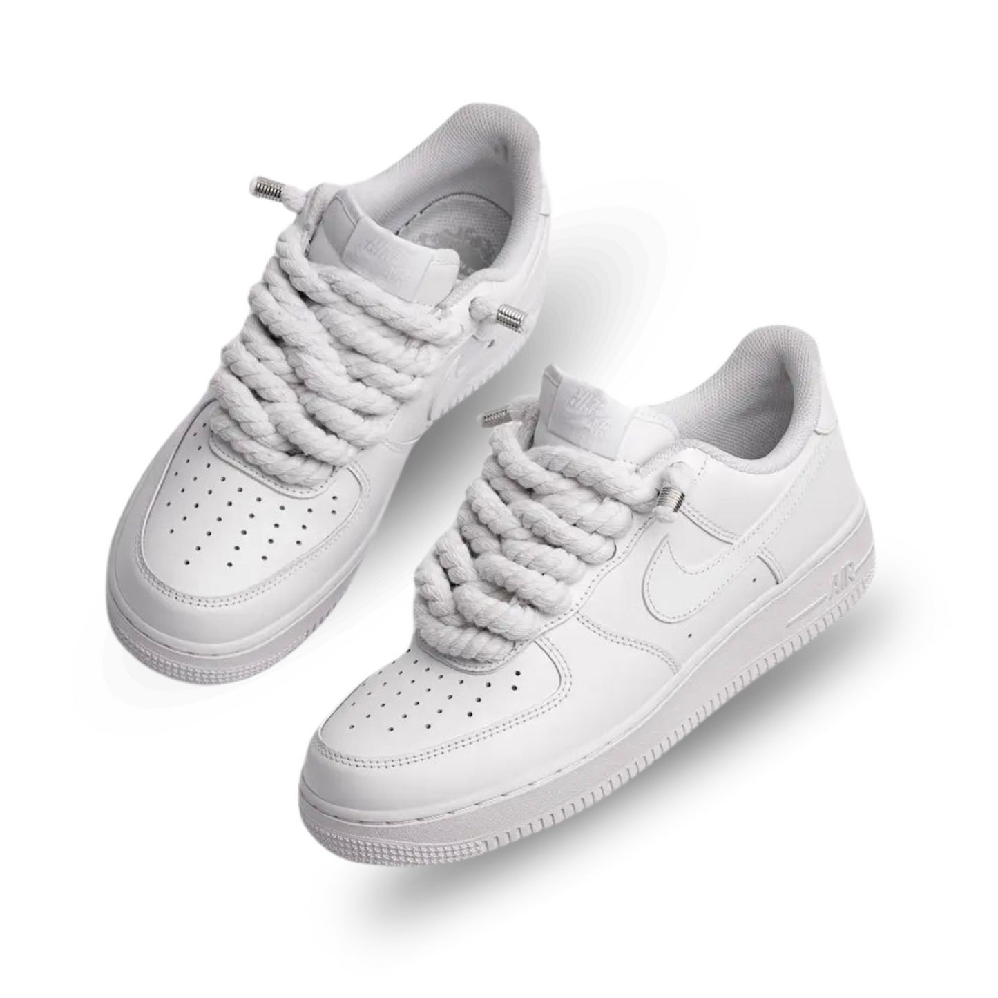 NIKE AIR FORCE 1 LACCI CORDA BIANCA