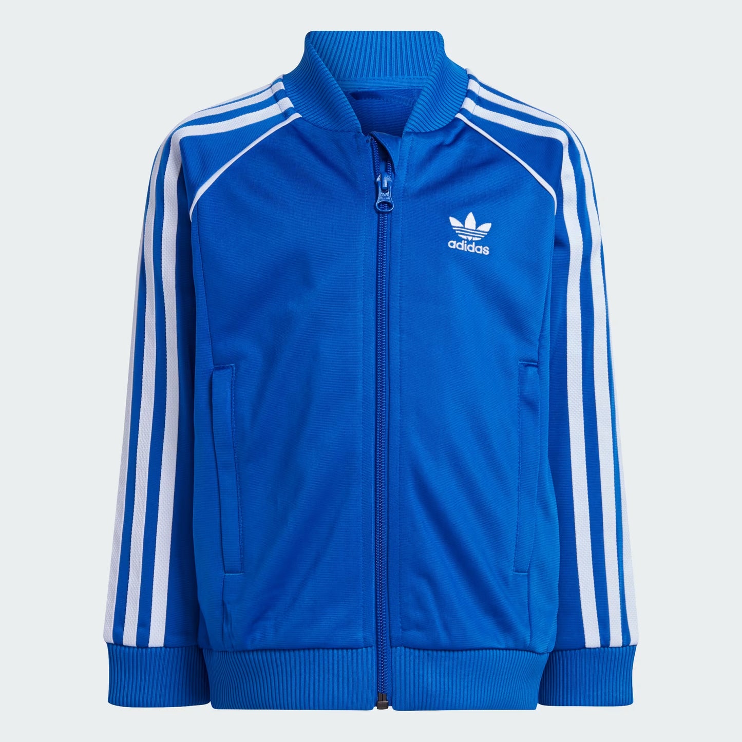 Tuta Adidas Bambini Blu con Bande Bianche