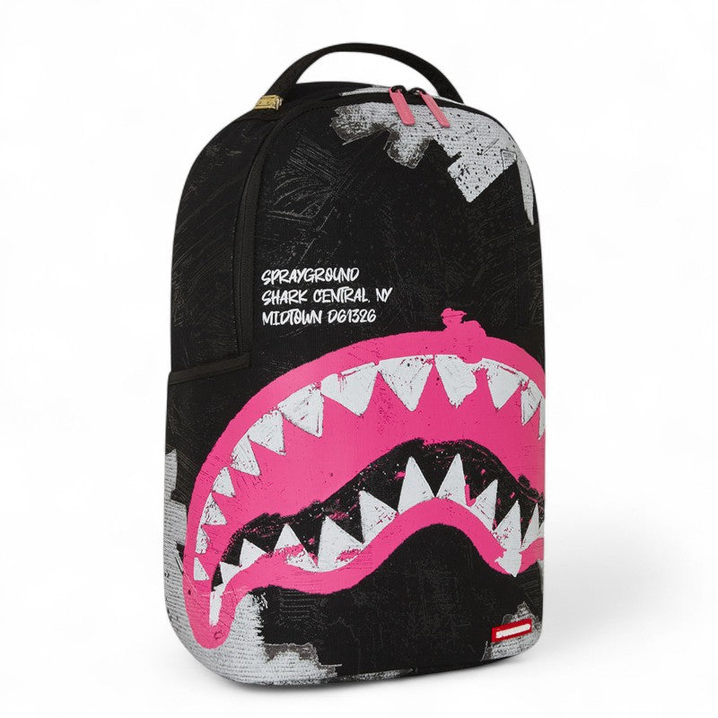 Zaino sprayground  shark central sorbet hand painted dlx-cotton backpack