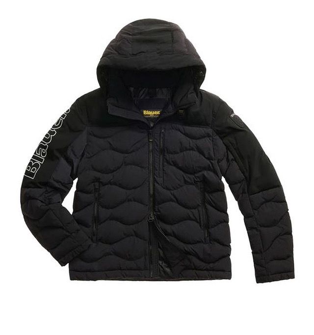 Blauer Uomo Nero con Scritta nel lato