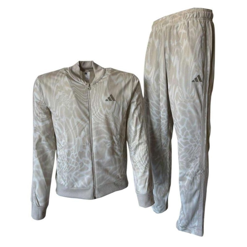 Tuta Adidas Donna Grigia con Fantasia Animalier