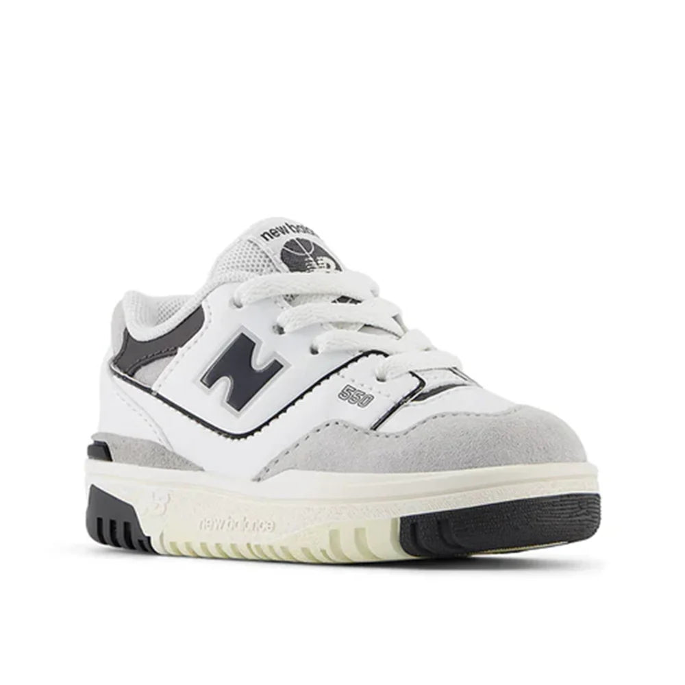 New Balance 550 Bambino Bianco Nero