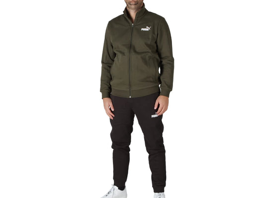 Tuta Puma Felpa Verde -Pantalone Nero