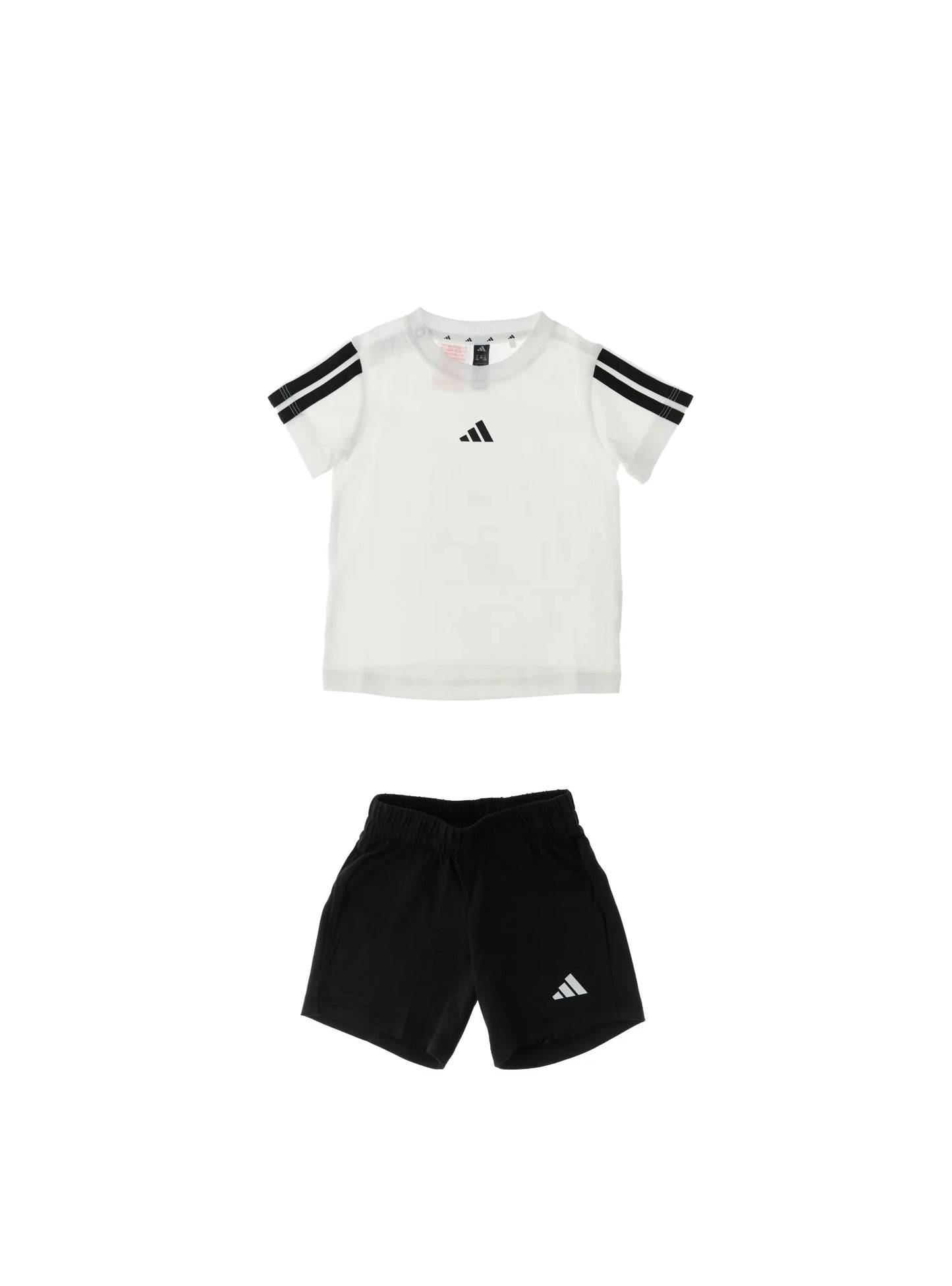 COMPLETO ADIDAS BABY BIANCO E NERO