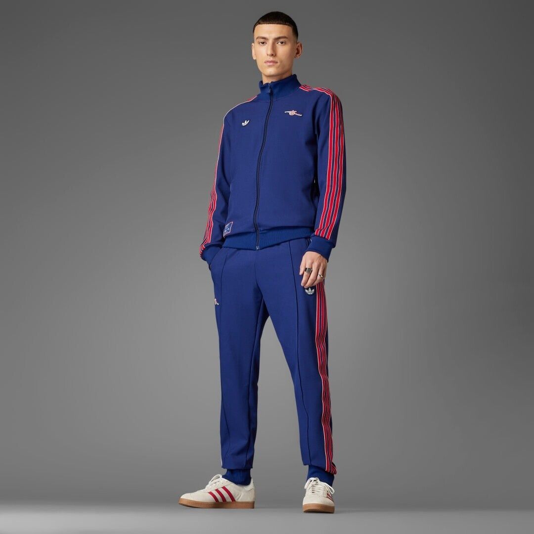 Tuta Adidas Arsenal blu con dettagli rossi – Uomo