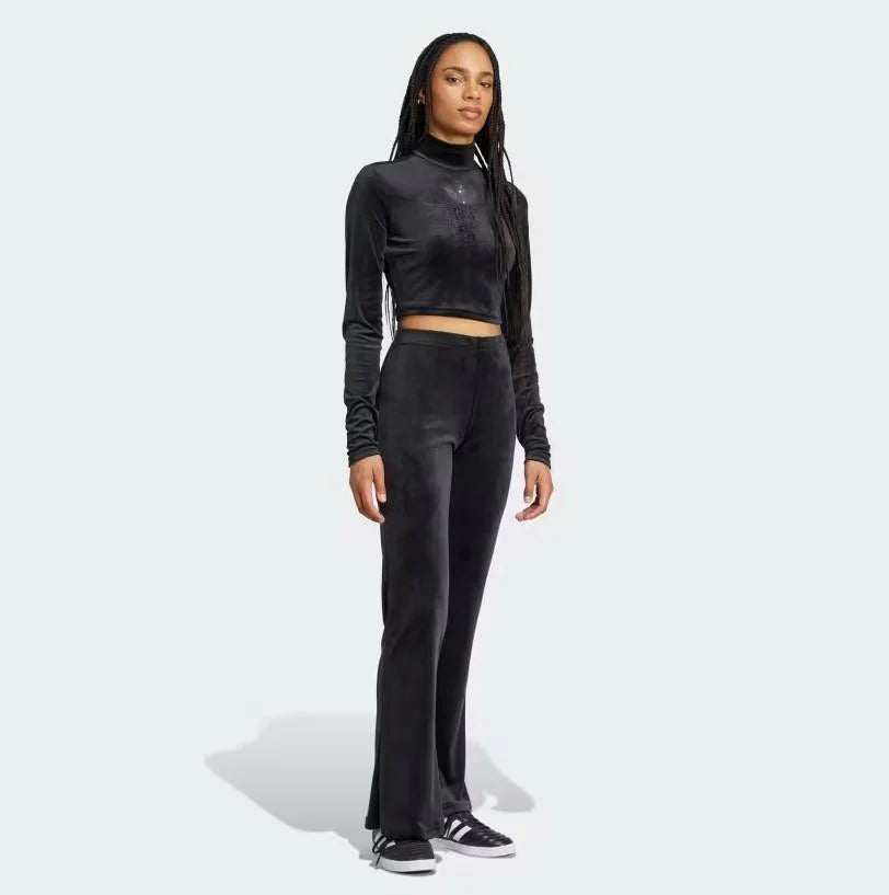Tuta Coordinato Donna Velluto Adidas