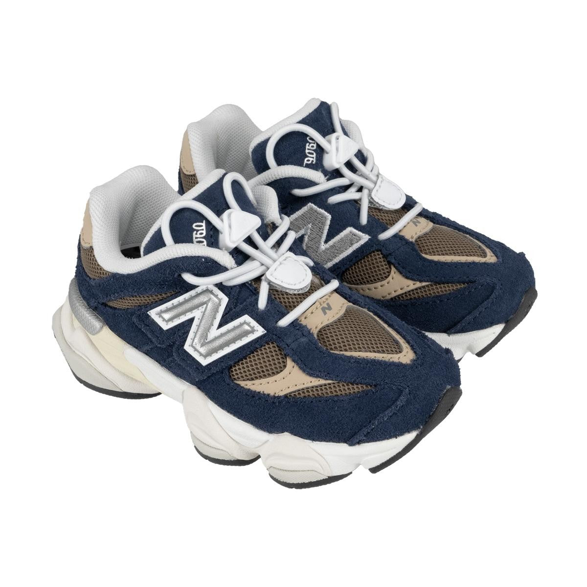 New Balance Bambino 9060 Navy/Brown Blu Marroni