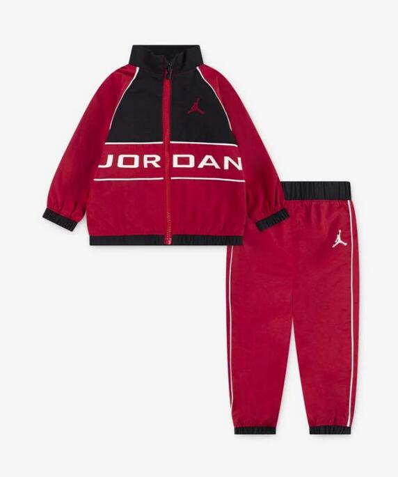 Tuta Jordan Bambini Rosso e Nero