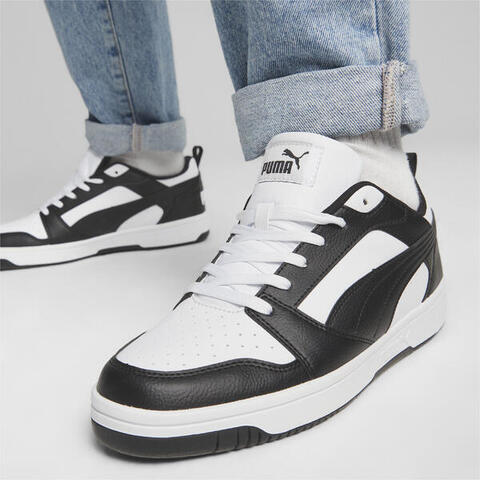 PUMA REBOUND LOW V6 BABY - BIANCA E NERA