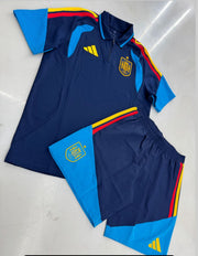 Completino Adidas x Spagna con polo e zip