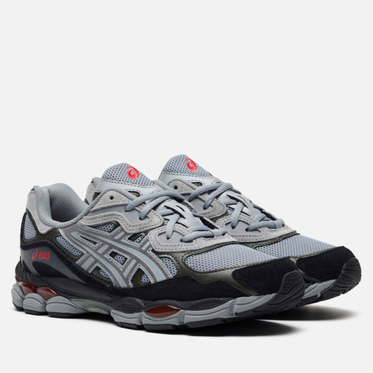 asics black and red