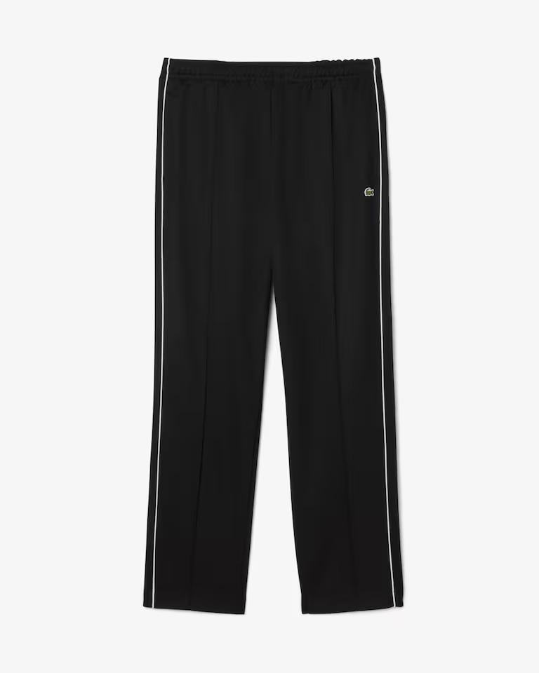 Tuta Lacoste Nera strisce Bianche Uomo-Donna