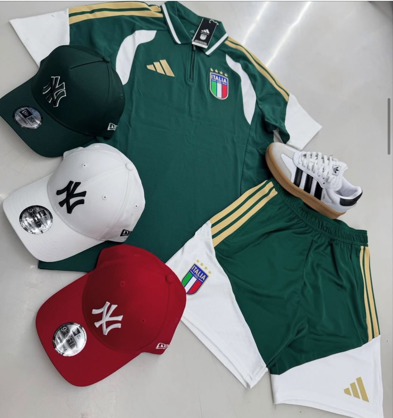 Completino Adidas x Italia con zip