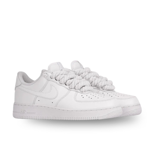 NIKE AIR FORCE 1 LACCI CORDA BIANCA