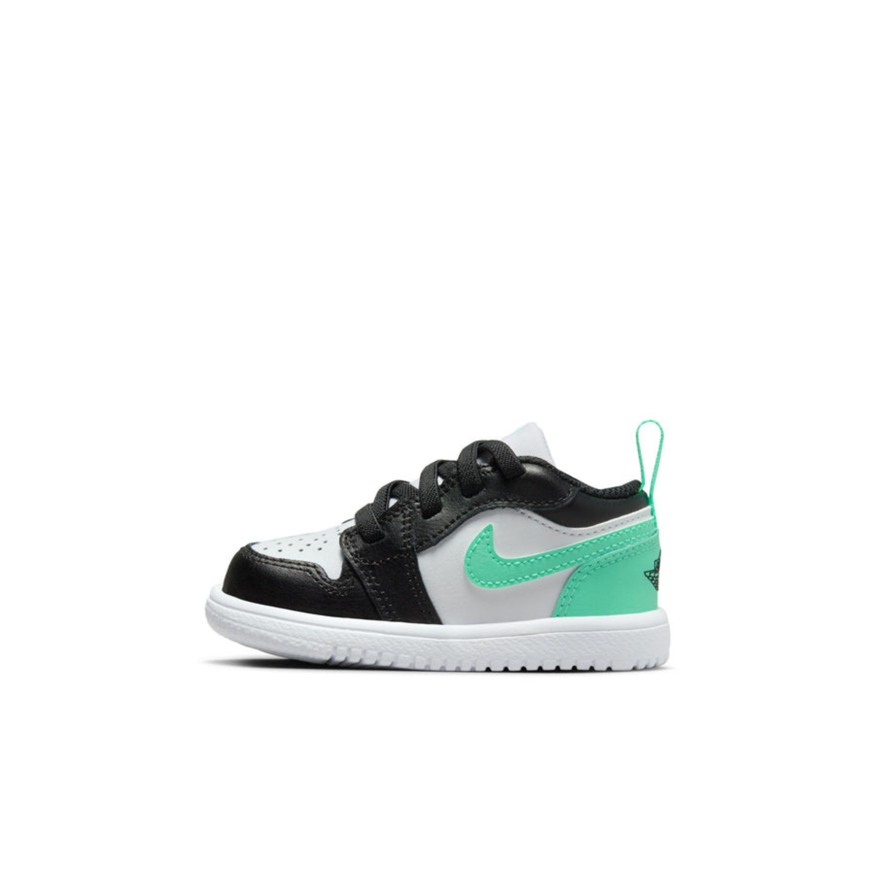 Nike Jordan 1 Low Bambino Nero Verde Sneakers Ragazzo