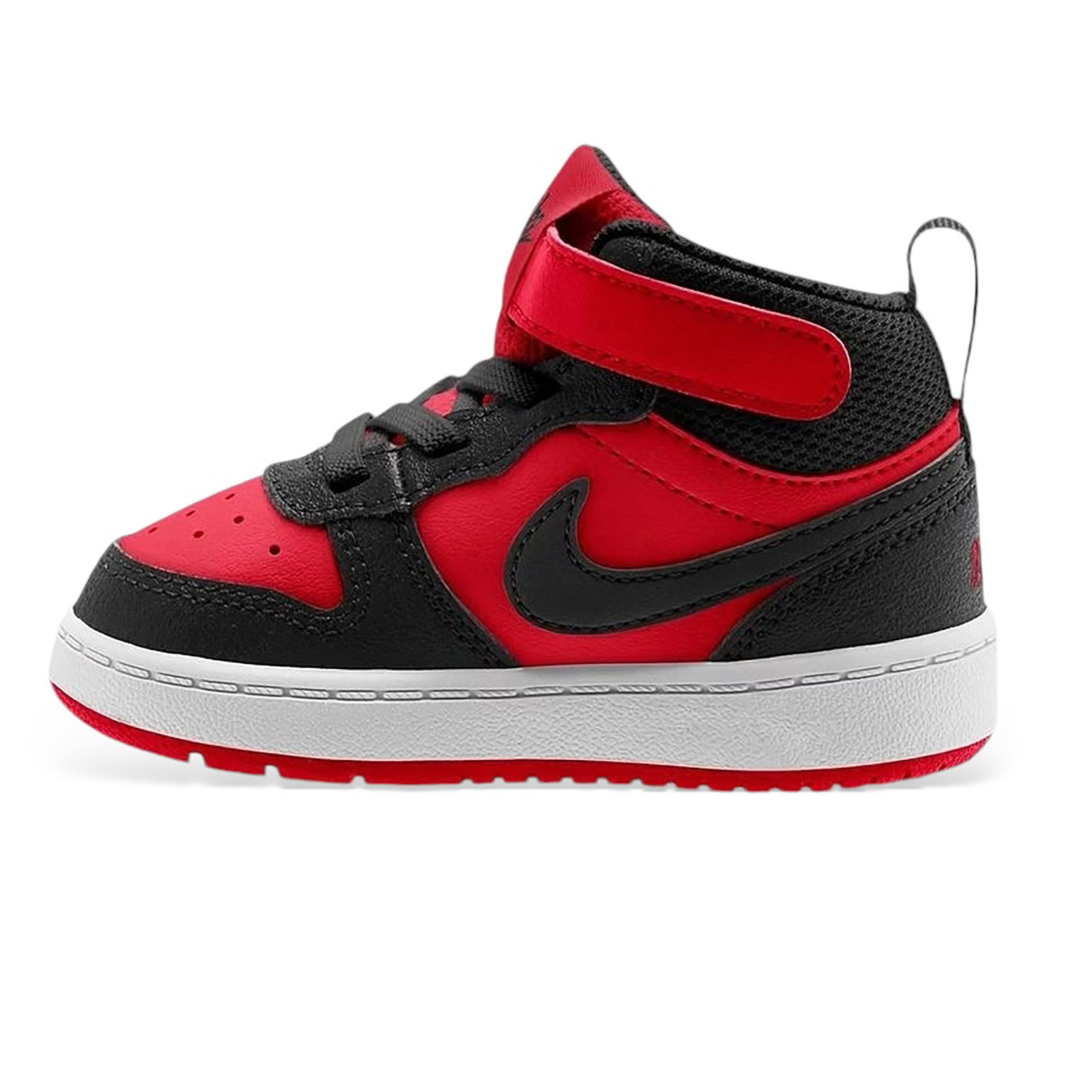 Nike Court Borough Low 2 Rosso Nero Bambino - Sneakers Ragazzo