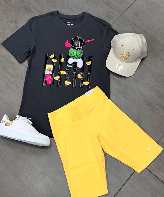 COMPLETO NIKE DONNA CICLISTA GIALLO