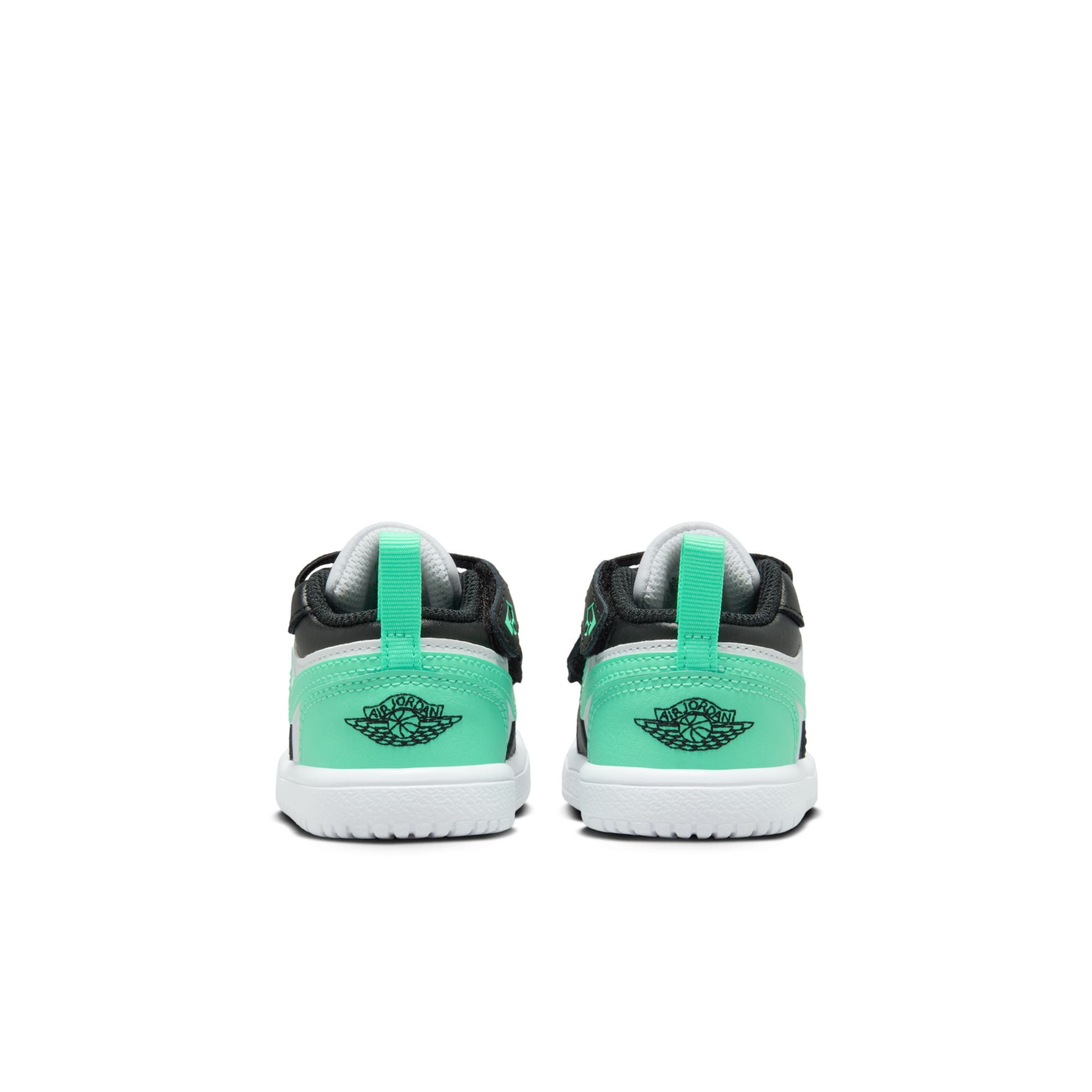 Nike Jordan 1 Low Bambino Nero Verde Sneakers Ragazzo