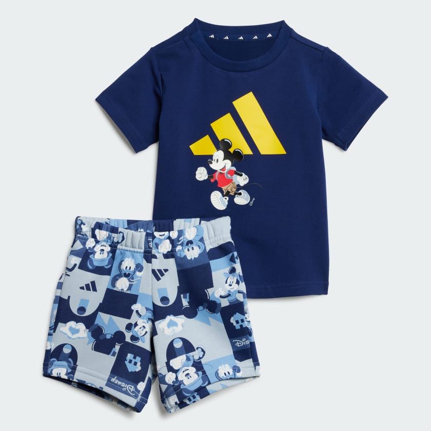Completino Adidas Disney Mickey blu bambini