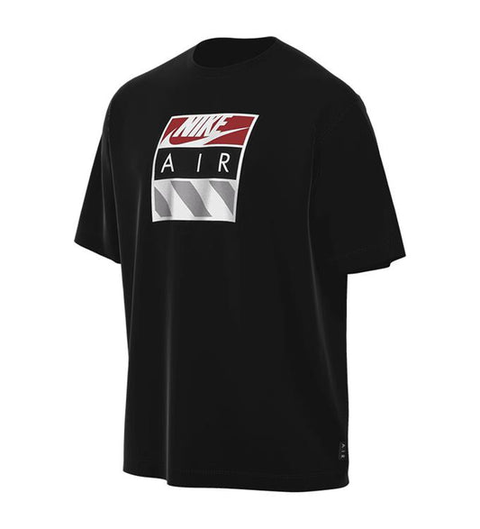 T-shirt Nike Air con logo – Uomo (nera e bianca)