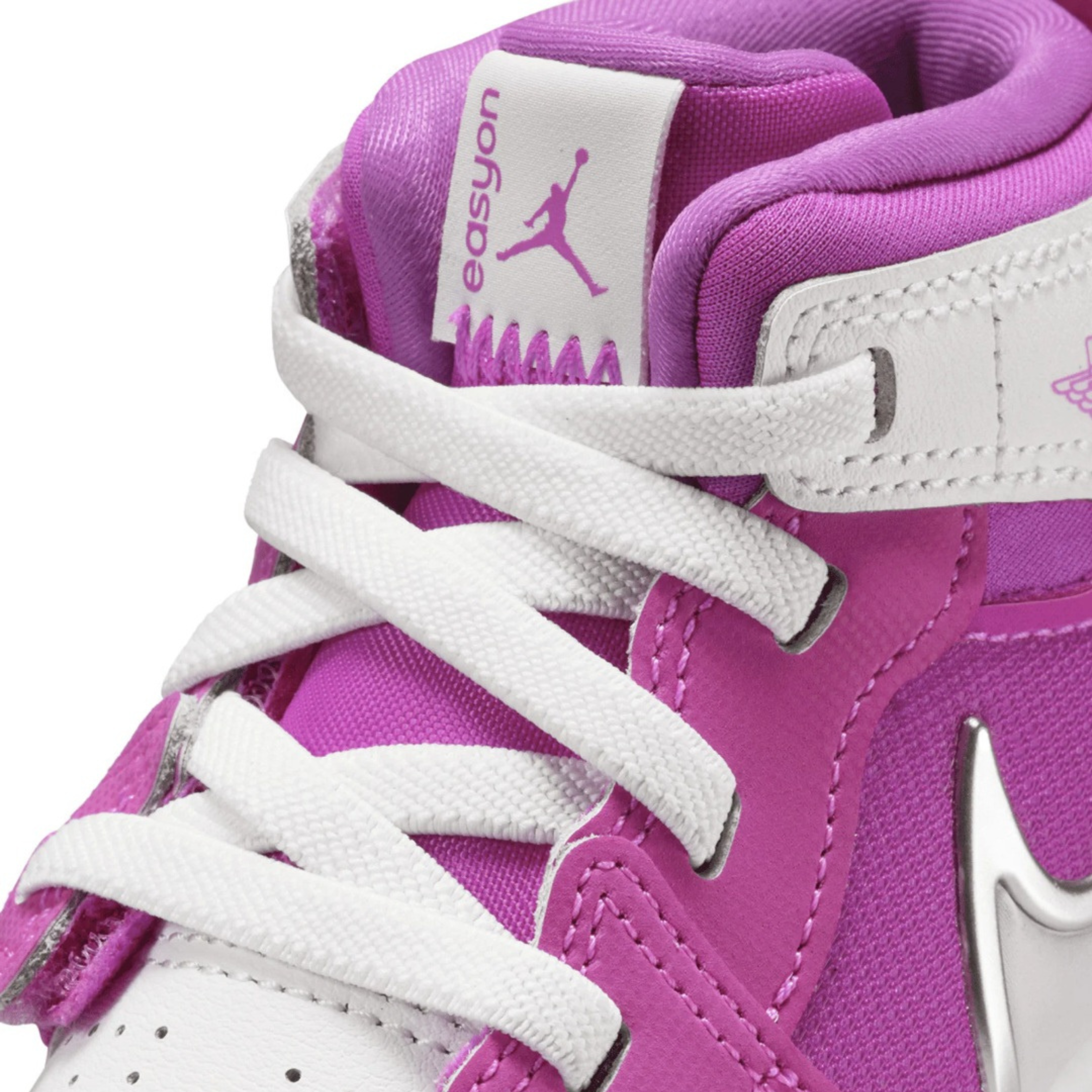 Air Jordan 1 Mid Fucsia Bianco Bambina