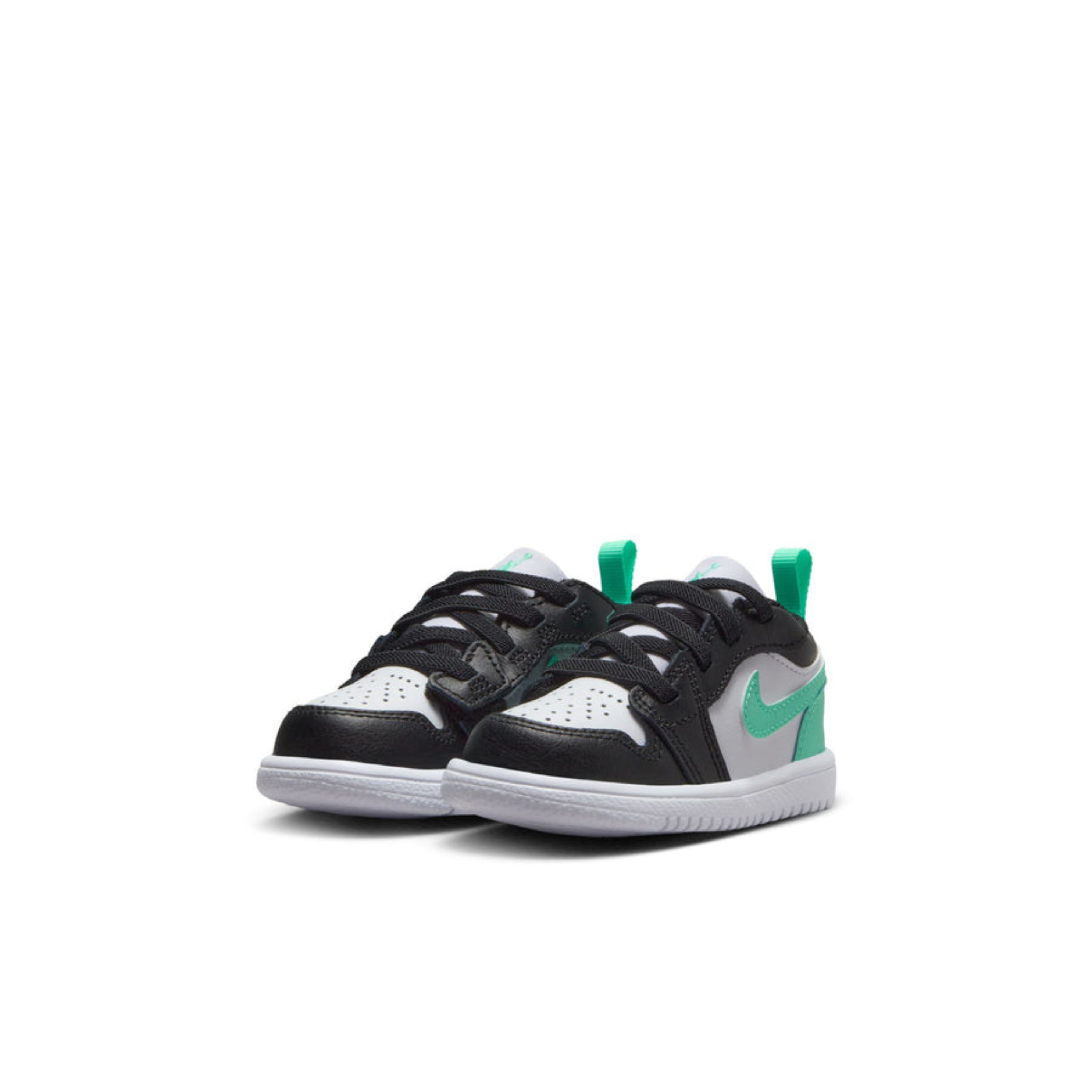 Nike Jordan 1 Low Bambino Nero Verde Sneakers Ragazzo