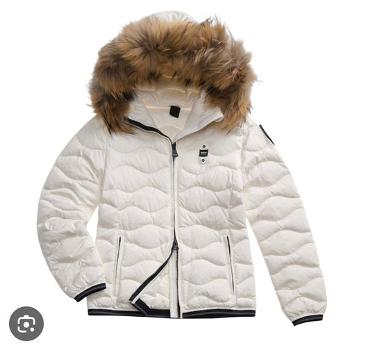 Blauer Bianco Donna con Pelliccia