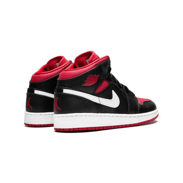 Air Jordan 1 Mid Rosse, Nere e Bianche