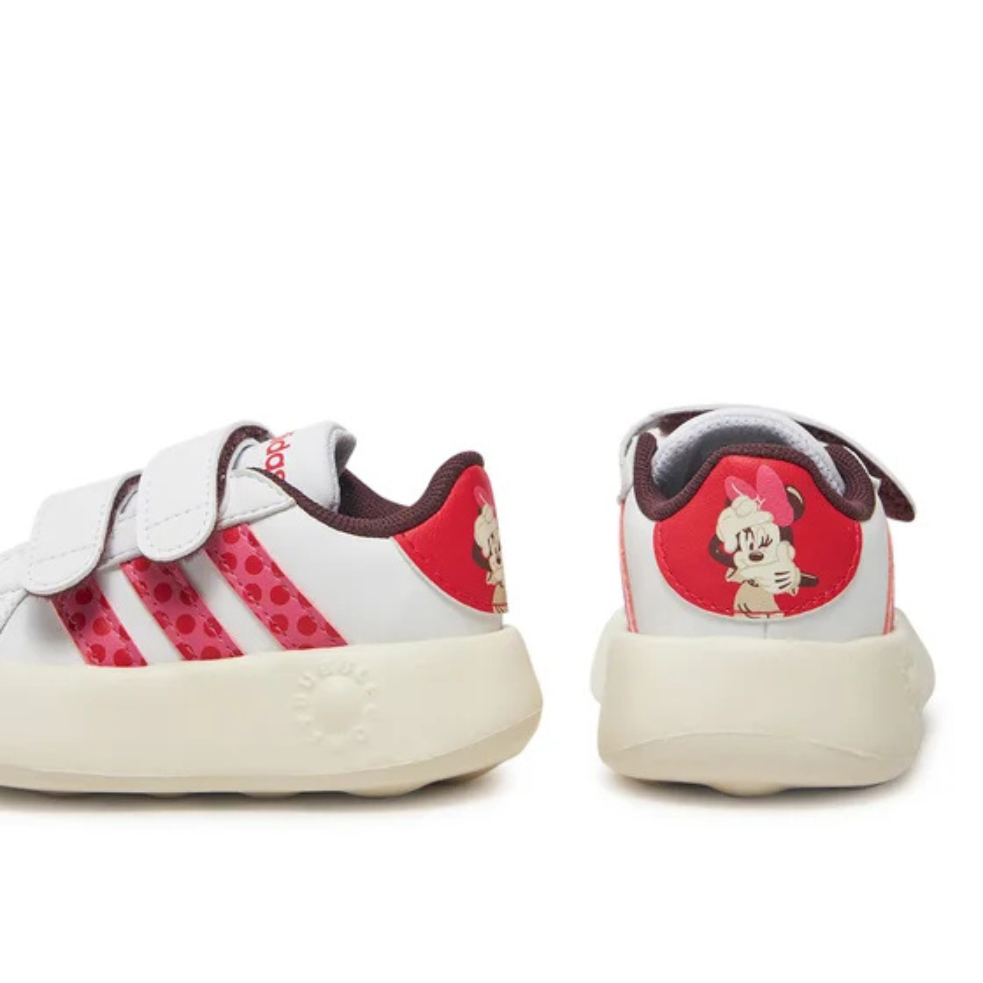 Adidas Tensaur con Minnie bianche e rosse bambini