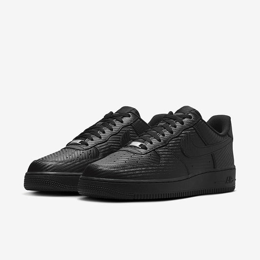 Nike Air Force 1 Low Triple Black Quilted – Sneakers Nere Uomo/Donna