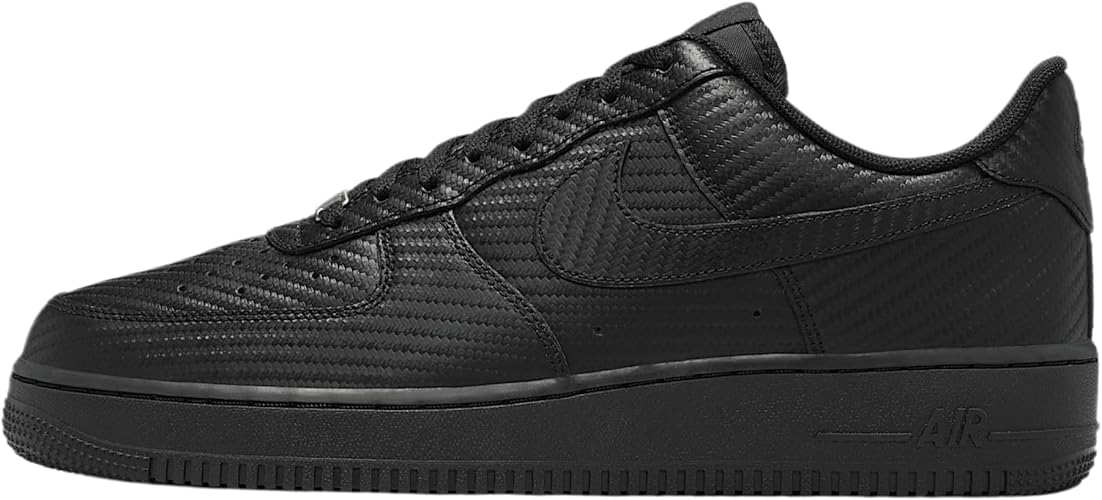 Nike Air Force 1 Low Triple Black Quilted – Sneakers Nere Uomo/Donna