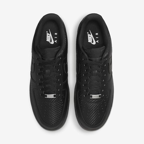 Nike Air Force 1 Low Triple Black Quilted – Sneakers Nere Uomo/Donna