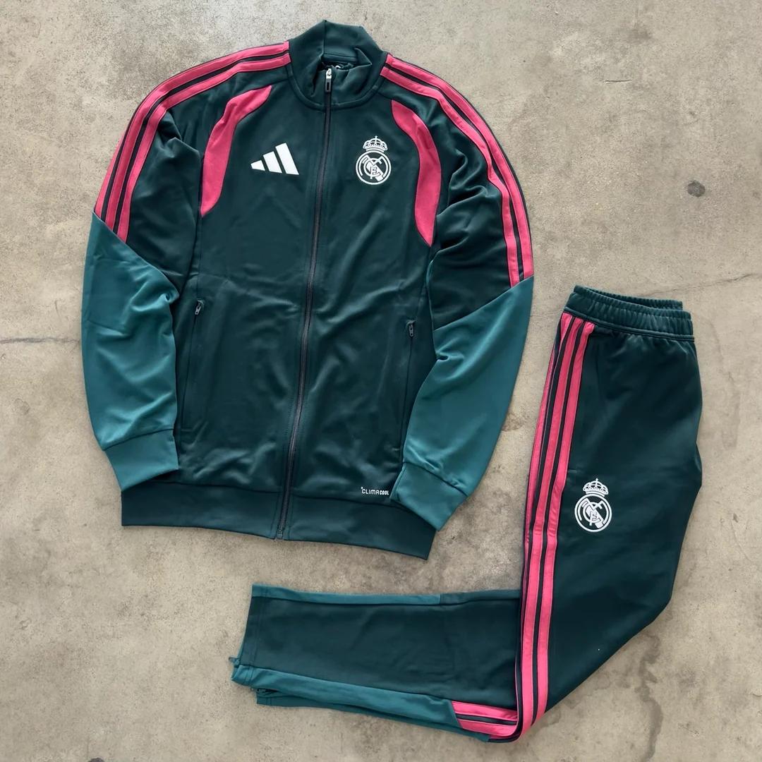 Tuta Adidas x Real Madrid Verde e Rosa