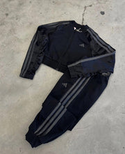 Tuta Adidas Nera e Grigia Bambina