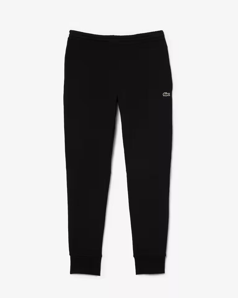 Tuta Lacoste Felpa nera con Pantalone Verde Uomo-Donna