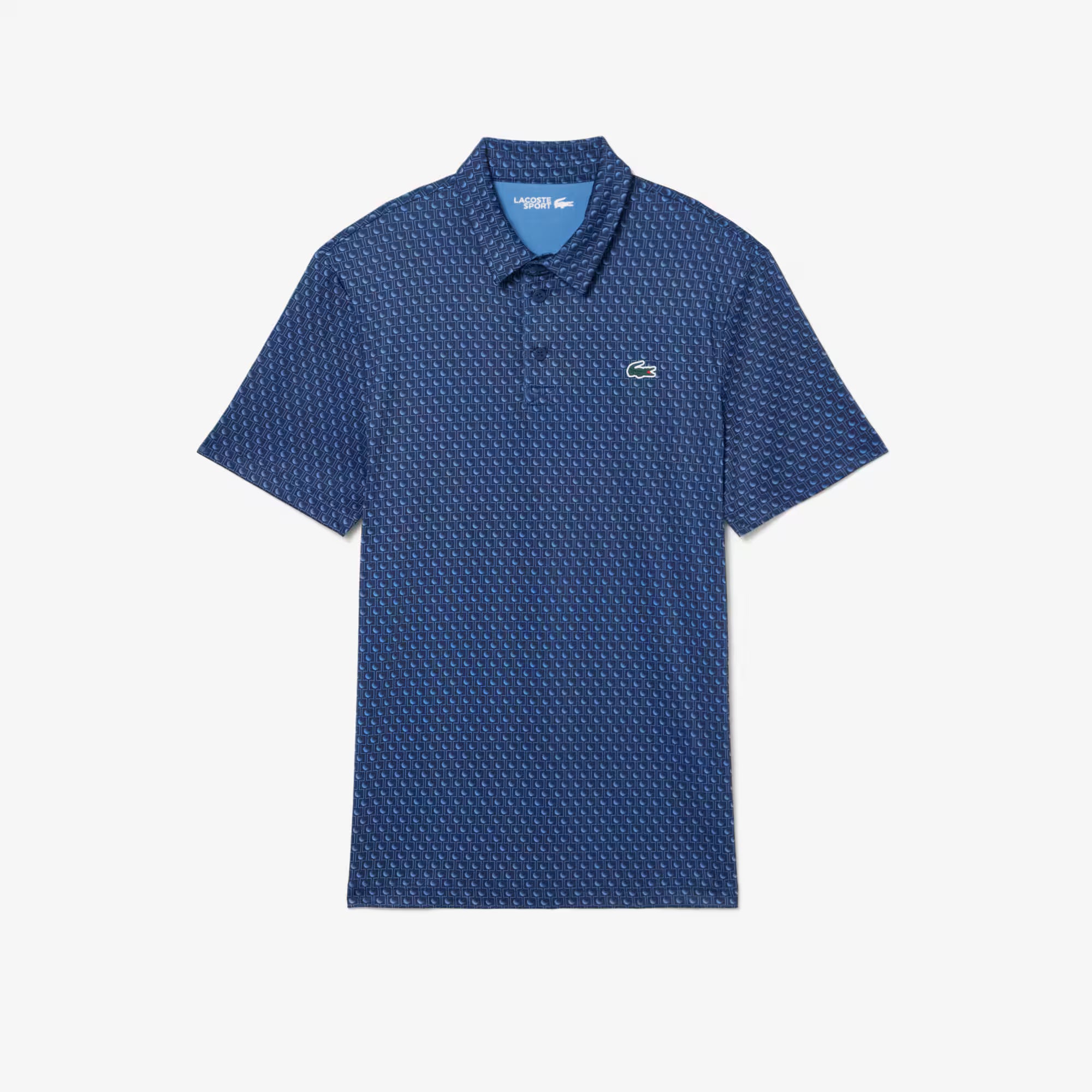 Polo Lacoste Blu fantasia