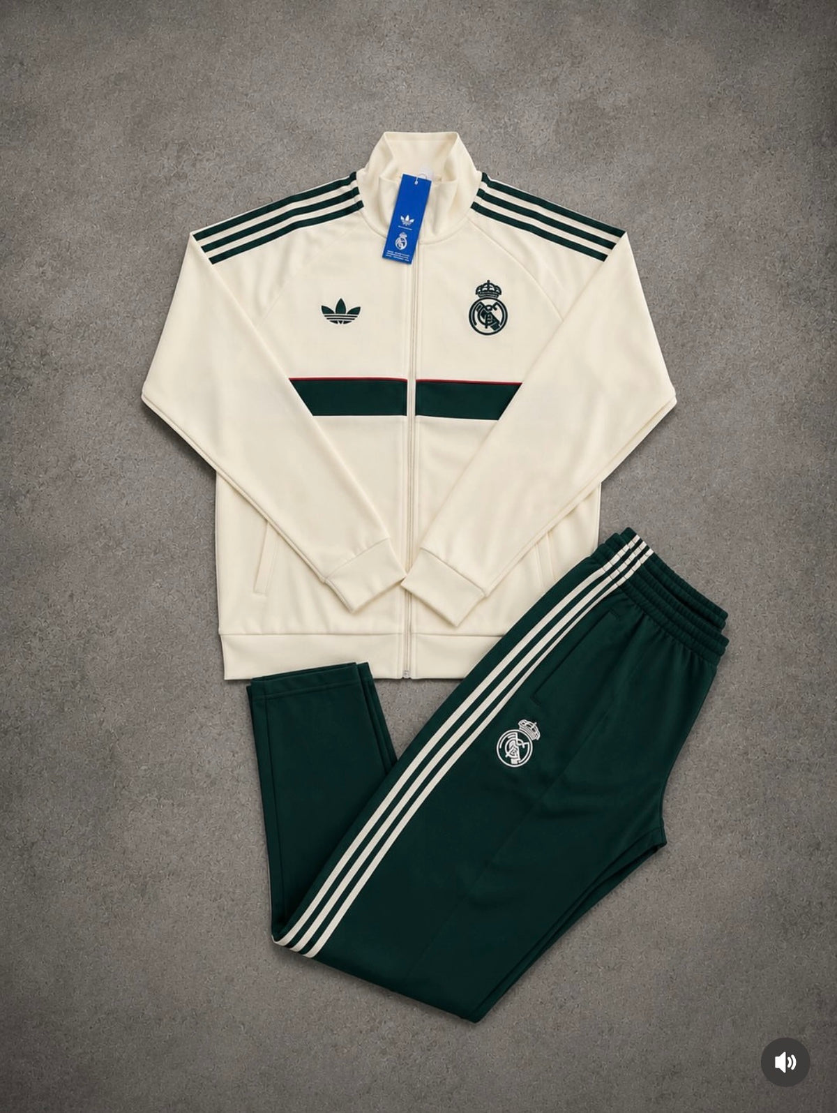 Tuta Adidas Verde x Real Madrid