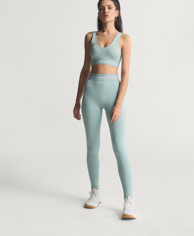 Coordinato Adidas Bordò-verde acqua