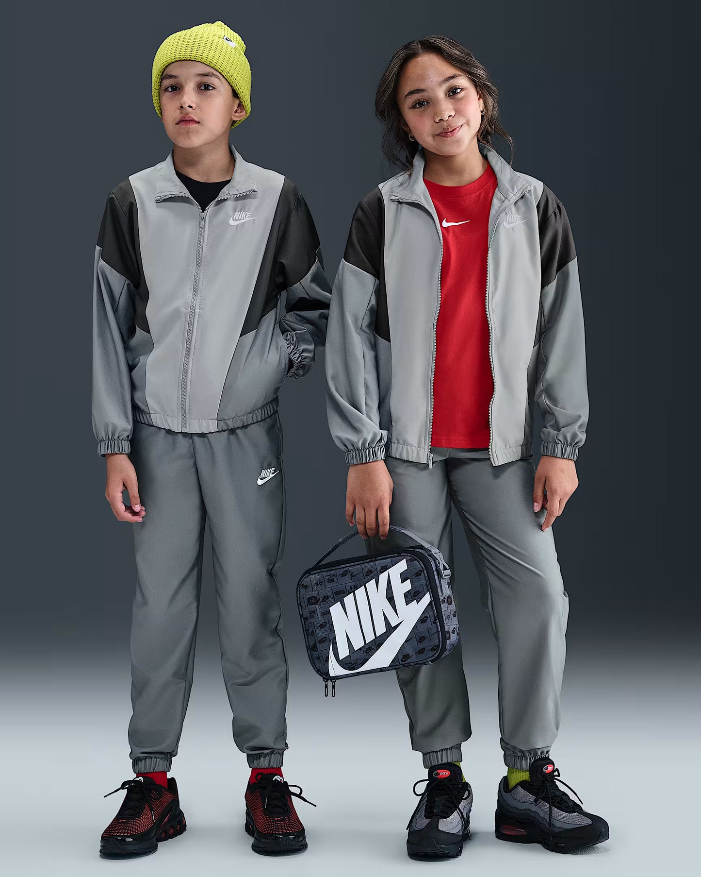 Tuta Nike Blu-Verde-Grigia Bambino-Bambina
