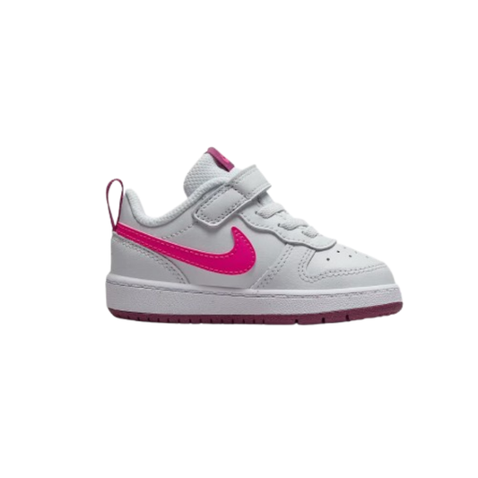 Nike Court Borough Low Recraft Bambino Ragazza Bianco Rosa